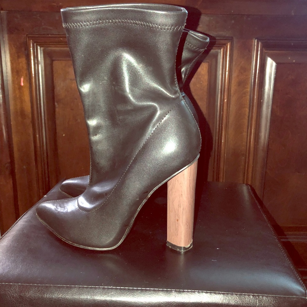 ASOS Truffle Collection Black Ankle Boots